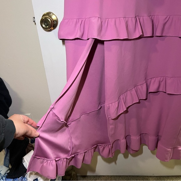 Pink Ruffled Dress - Picture 2 of 3